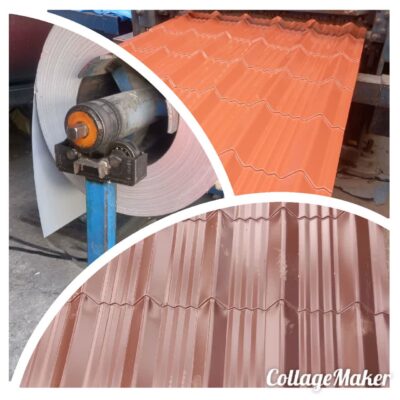 تولید انواع ورق شیروانی سقف طرح سفال وژنوا